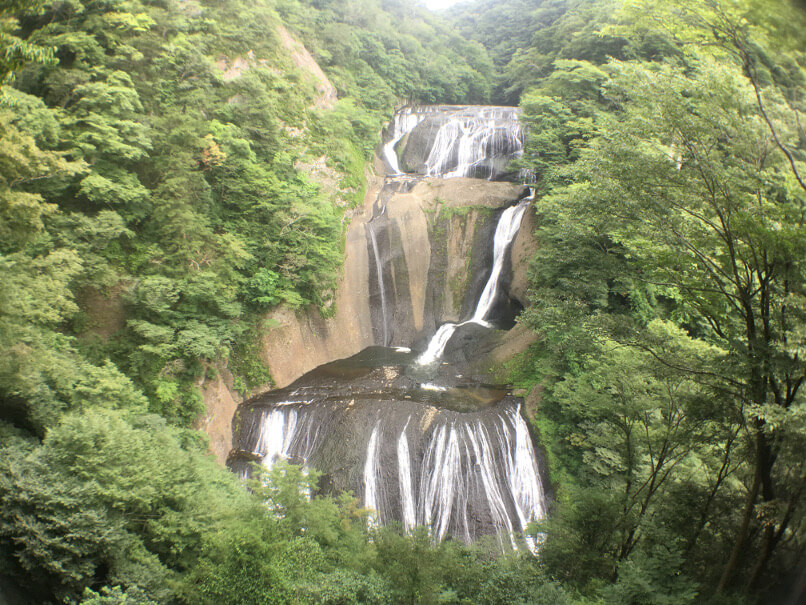 Fukuroda Wasserfall von oben