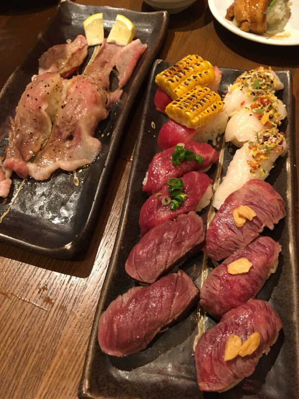 Sushi mit Pferdefleisch